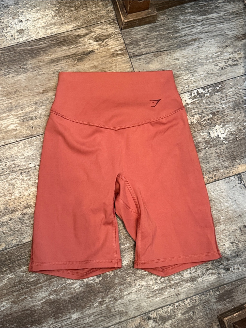 Gymshark Women's High-Waist Dusty Rose Bike Shorts